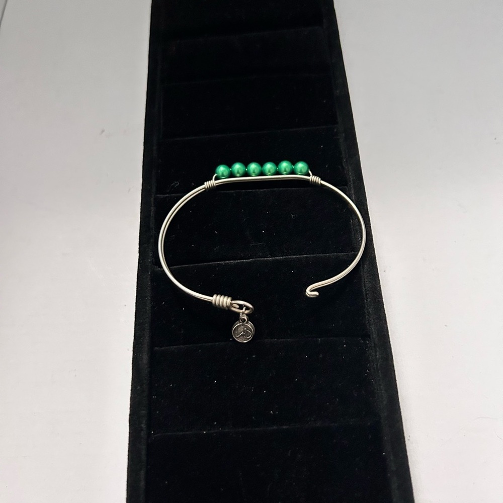 Luca + Danni Elegant Green Beaded Bracelet - Picture 3 of 5